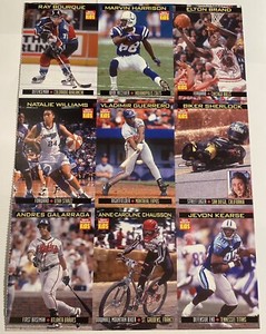 Sports Illustrated For Kids September 2000 Uncut Card Sheet 937-945