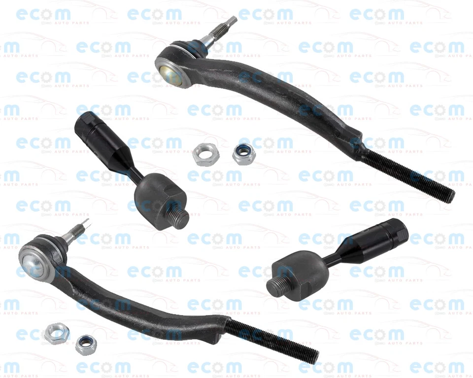 Kit de dirección de 4 piezas extremos de barras de amarre interiores exteriores para Isuzu Ascender S Sport 4,2 L nuevo Foto 1 de 3