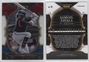 2023 Panini Select Concourse Tri-Color Prizm Samuel Zavala #78