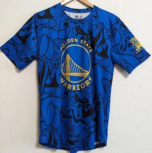Space Jam Golden State Warriors All Over Print Tshirts Wms XL - Picture 1 of 6