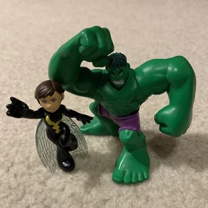 Marvel Angry Hulk Wasp Toy Action Figure Super Hero Squad Set Hasbro 2006 - Bild 1 von 12