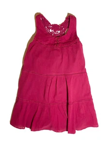 Gap Kids Pink Sleeveless Embroidered Tank Dress Girls Size S - Picture 1 of 3