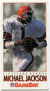 1992 GameDay #423 Michael Jackson Cleveland Browns - Picture 1 of 2