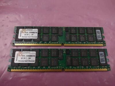 KINGSTON 8GB (2 X 4GB) DDR2 PC2-5300 SERVER MEMORY RAM KTH-XW9400K2/4G**VB(1) - Image 1 of 4