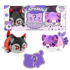 Aphmau 6" MeeMeow Plush 3-Pack Surprise Box , 2 Friends + 1 Mystery Plush Age 3+ - Picture 1 of 8
