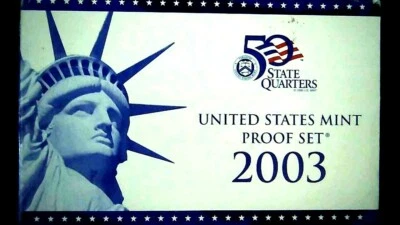 2003-S US Proof Mint Set 10 Coins CLAD 18hcl1001 - Image 1 of 4
