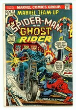 Marvel Team-Up #15 1973 VG/FN 1st Series Spider-Man and Ghost Rider Comic