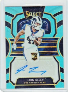 2018 SELECT JOHN KELLY BLUE PRIZM Rookie AUTOGRAPHED Card RAMS RC ๐ฅ๐ฅ๐ฅ - Picture 1 of 2