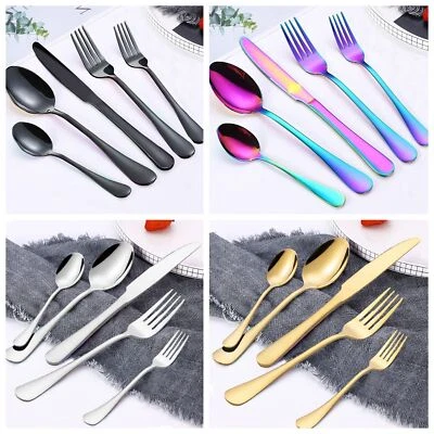 60 tlg Besteckset 12 Personen Tafelbesteck Besteck Set Menübesteck Edelstahl - Bild 1 von 3