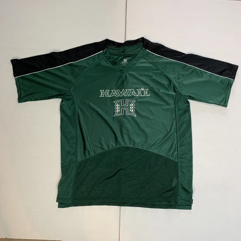 University of Hawaii Rainbow Warriors Black Football Jersey Men's XL Cover
