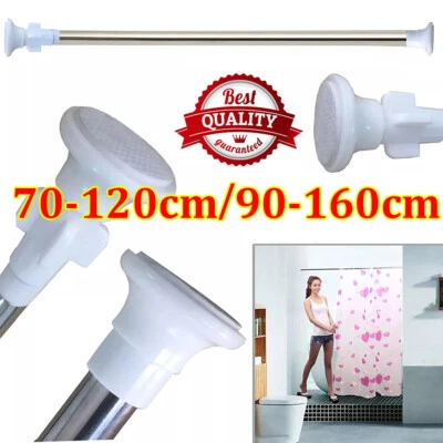 GZZHONGHENG625 Telescopic Net Voile Tensionl Pole Rod Extendable Spring Loaded Curtain Rail Rod