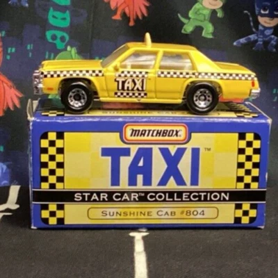 1997 Matchbox Star Car Collection-Series 1- Taxi 804 Special Edition - Image 1 of 4
