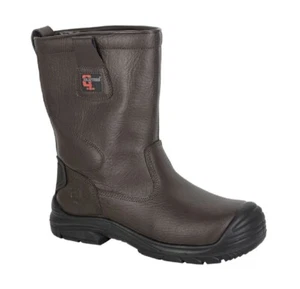 Grafters M922B Men's Wide Fit Thermal Toe Cap & Steel Midsole Safety Rigger Boot - Picture 1 of 2