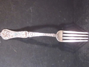 Sterling Pat 1902  Mount Vernon YETIVE FORK 7 1/4" No Monogram  - Picture 1 of 5