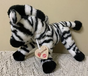 Peluche BUSSI TRUDI SPA CEBRA 13" Peluche Limpio Suave ITALIA USADO EN EXCELENTE ESTADO - Imagen 1 de 11