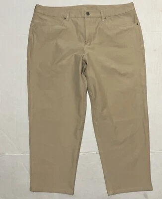 Lululemon ABC Stretch Pants Men’s Size 40X26.5 Khaki Tan Golf 40 Sports Casual - Image 1 of 4