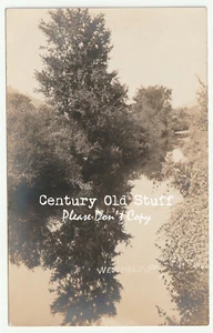 RPPC - Creek Near Westfield, Pennsylvania, PA - Picture 1 of 2