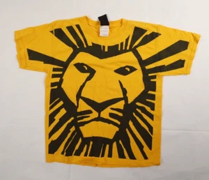 Disney The Lion King Kids Youth Medium (M) Broadway Musical Simba Face T-Shirt - Picture 1 of 11