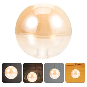 Amber Lampshade Ceiling Replacement Glass Shades for Pendant Lights - Picture 1 of 12