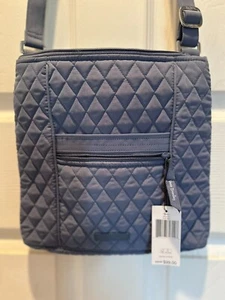 NWT Vera Bradley HIPSTER Quilted Crossbody Bag - Rustic Blue Purse - Picture 1 of 5