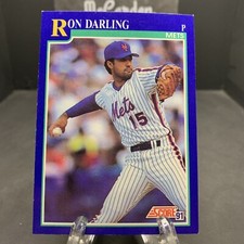 1991 Score Ron Darling #456 New York Mets