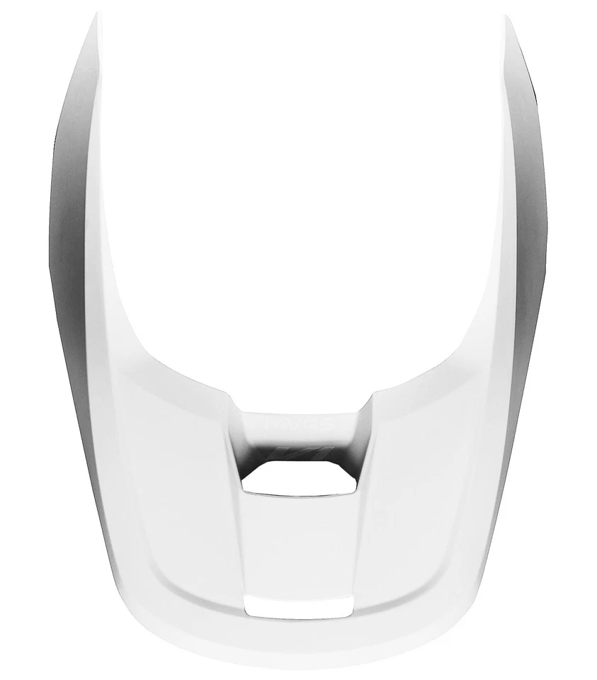 Fox Racing MX19 V1 Helmet Visor/Peak Matte White - Image 1 of 1