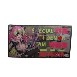 Demon Slayer Mitsuri Tactical Ammo Box pinup war weeb waifu morale anime patch - Picture 1 of 1