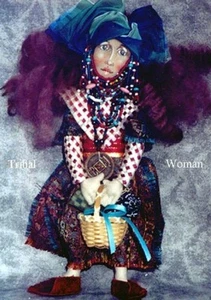 Cloth Art Doll Paper Pattern "Tribal Woman" by Christine Shively - Picture 1 of 1