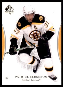 2007-08 SP Authentic Patrice Bergeron #7 - Picture 1 of 2