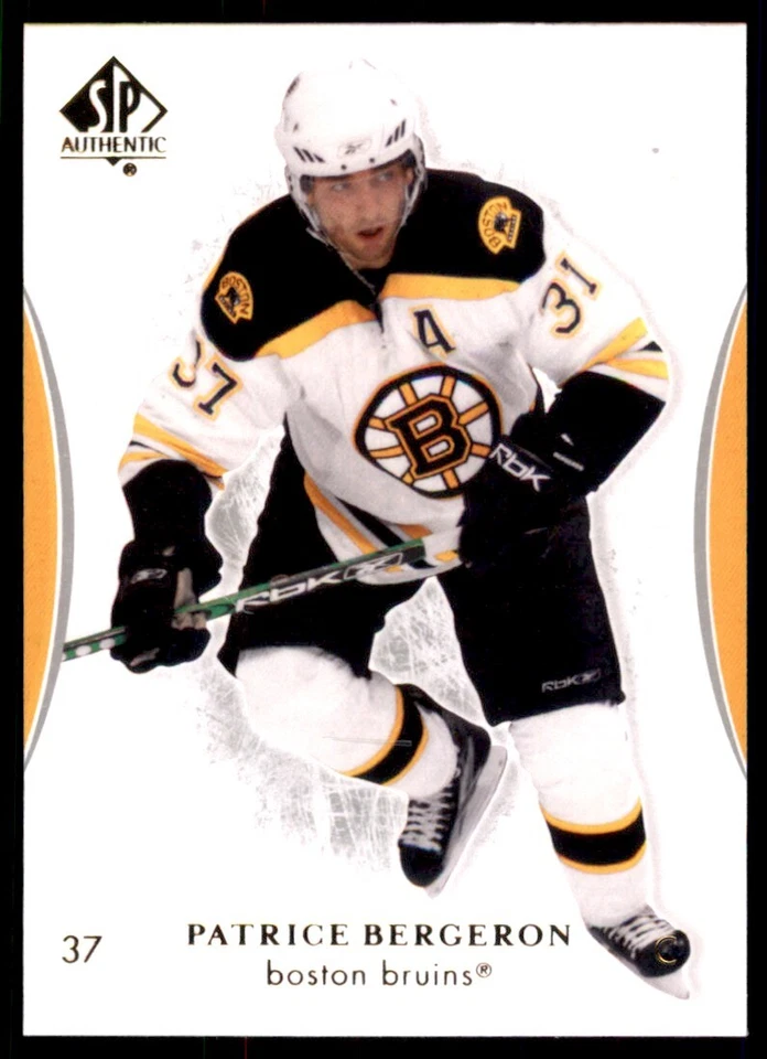 2007-08 SP Authentic Patrice Bergeron #7 - Image 1 of 2