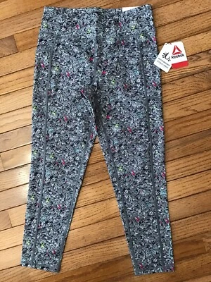 Nuevos Leggings Reebok Juveniles Talla 2XL (18). Ajustado Elástico Silencioso Tono Gris (A8) Foto 1 de 4