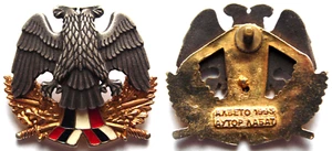 Esercito serbo distintivo berretto soldato tra 1996-1998 - Foto 1 di 5