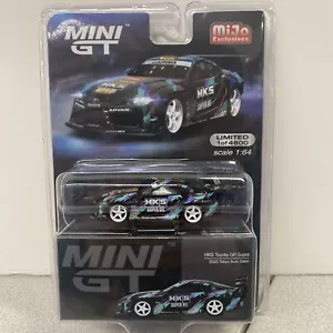 1/64 MINI GT HKS TOYOTA GR SUPRA 2020 TOKYO AUTO SALON MIJO EXCLUSIVES - Picture 1 of 2