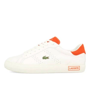 Lacoste Powercourt 2.0 223 1 SFA Damen White Orange Schuhe Sneaker Weiß Orange