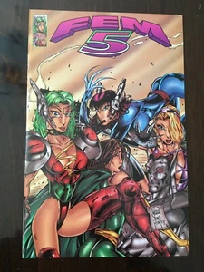 Entity Comics    FEM 5 #1A    Mint 1st Printing      Bill Maus - Bild 1 von 2