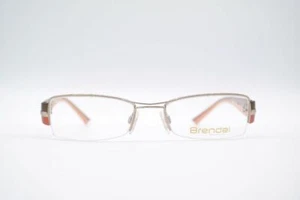 Brendel 901642 50[]18 135 Brown Orange Half-Frame Glasses Eyeglass Frame New - Picture 1 of 6