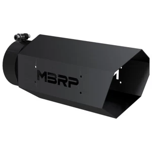 MBRP T5167BLK Stainless Steel Black Hex Round 5 inch Universal Fit Exhaust Tip - Bild 1 von 2