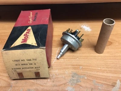 Interruptor limpador de para-brisa NOS MoPar 1960 Chrysler 300F New Yorker velocidade variável - Imagem 1 de 4