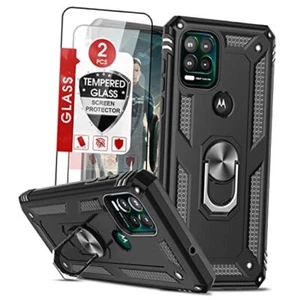 for Military-Grade Moto G Stylus 5G Phone Case 2021 with Magnetic Ring Black - Picture 1 of 7