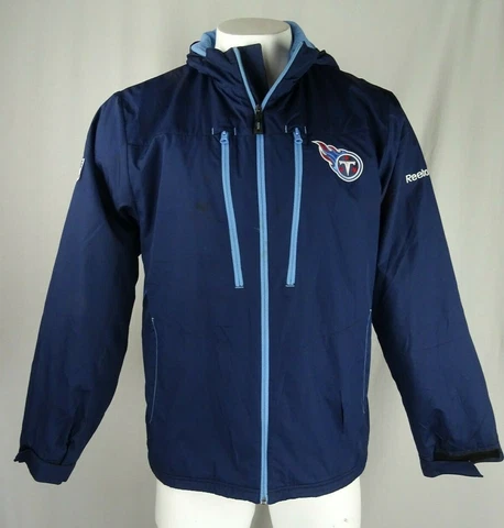 Tennessee Titans NFL Reebok On Field Men's Full-Zip Windbreaker Jacket Cover