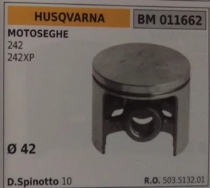 503513201 PISTONE COMPLETO MOTOSEGA HUSQVARNA 242 242XP Ø 42 - Picture 1 of 1