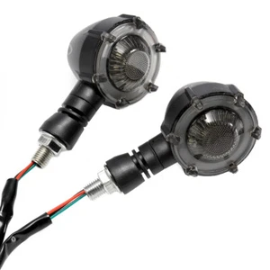 Motorcycle 18LED Two-Color Round Flowing Flashing LED Light Turn Signals Lights - Picture 1 of 12