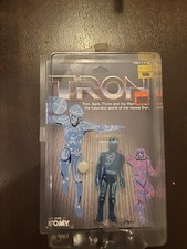 Vintage Tomy 1981 TRON Flynn 3.75" Action Figure NIB New On Card Tomy #2505 MOC