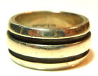 1995 TIFFANY & CO ATLAS STERLING SILVER SIMPLE PLAIN CLASSIC GROOVED RING BAND
