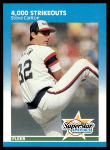 1987 Fleer SuperStar Specials Steve Carlton Houston Astros #635