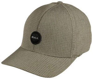 RVCA Shane Flexfit Hat - Dark Olive - New - Picture 1 of 1