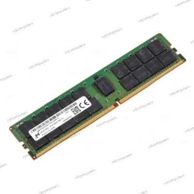 Micron 64GB 2933MHz PC4-2933Y REG ECC RAM 2Rx4 RDIMM Server Memory - Image 1 of 3