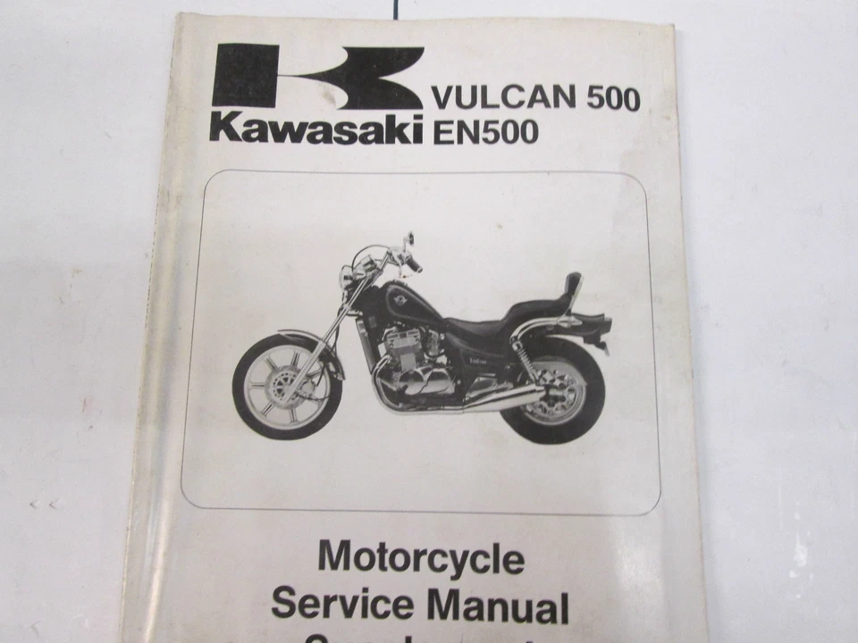 KAWASAKI EN500 SUPPLEMENT MANUAL SHOP SOILED 99924-1125-51 - Image 1 of 1