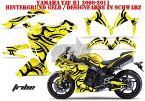 KIT GRÁFICO DE DECORACIÓN DE CARRERAS AMR YAMAHA YZF R1, XT 1200 TIER Z/ZE TRIBU B - Imagen 1 de 5