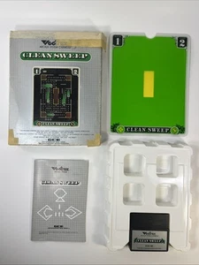 Clean Sweep Vectrex w Box Overlay Manual Tray Cart Tested Works Pls Read Milton - Picture 1 of 24
